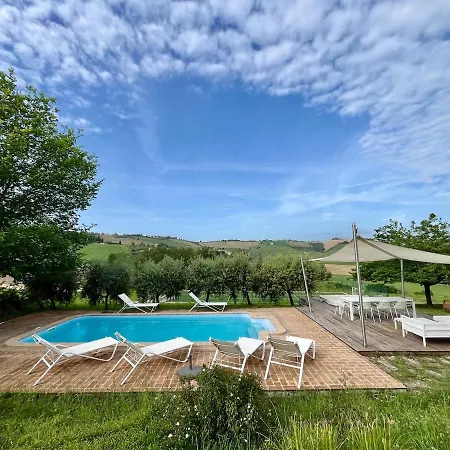 Country -private Pool, Jacuzzi, Tennis Court- 빌라 Bagnolo (Marche)